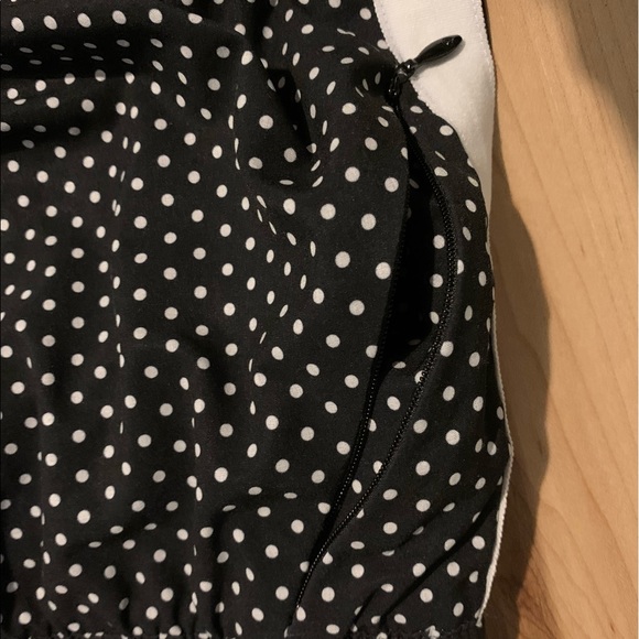Talbot’s black and white polka dot skort - Picture 2 of 3